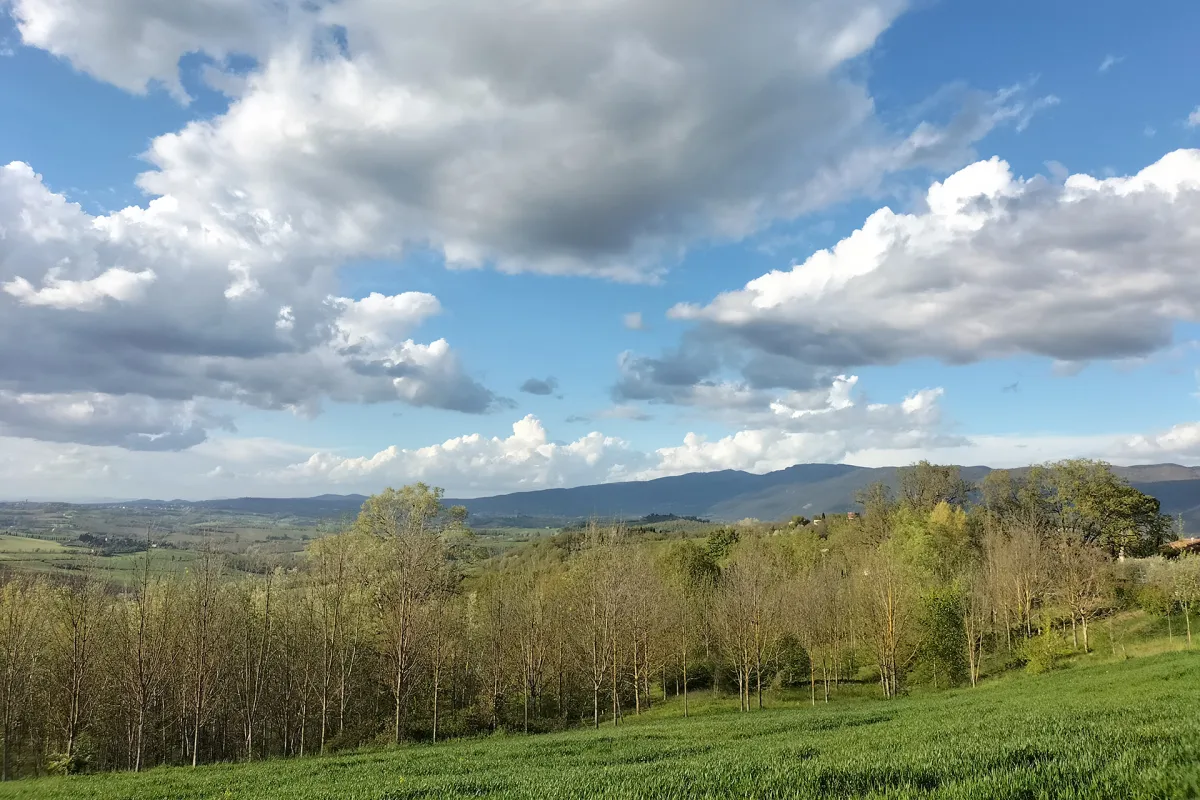 Monti Martani verso Todi
